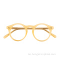 Das neueste benutzerdefinierte Logo Fancy Retro Acetat Optische Brille Frames